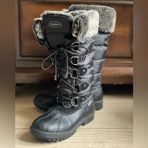 Aquatherm Black and Gray Winter Boots